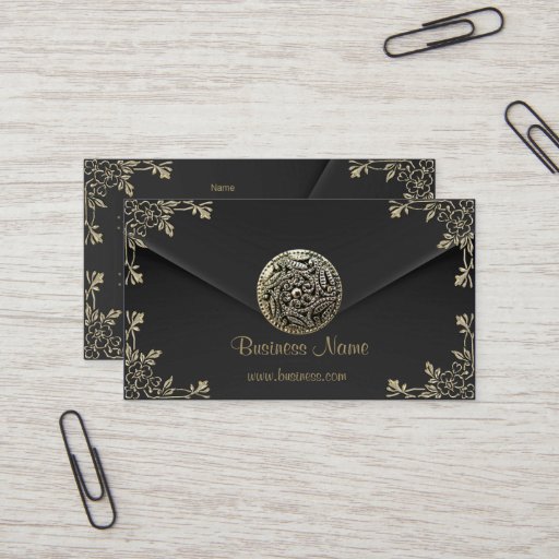 Customizable Profile Business Sepia Black Velvet Look Business Card Templates