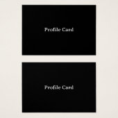 Profile Card (Front & Back)
