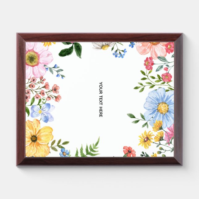 Profile Card Award Plaque (Horizontal)