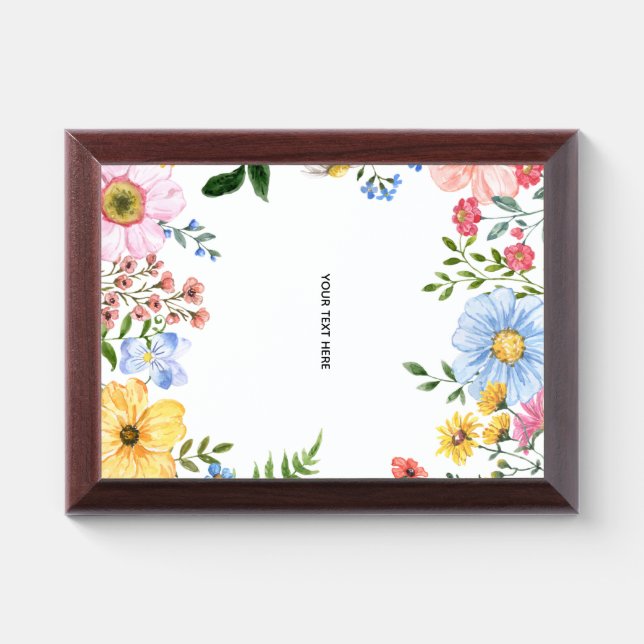 Profile Card Award Plaque (Horizontal)