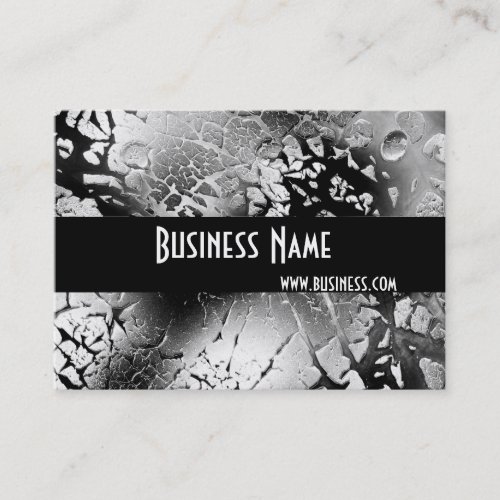 Profile Card Black &amp; White Style Broken (3) Business Cards