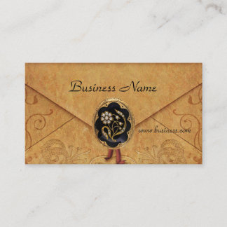 Profile Card Business Antique Envelope Jewel