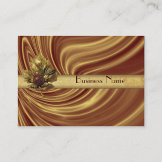 Profile Card Business Gold Silk