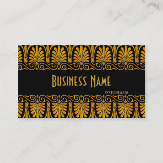 Profile Card Business Old Gold