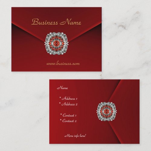 Profile Card Business Red Velvet Look Image Business Card Templates