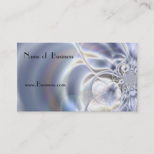Profile Card Business Silver Foil Pearl 2 (Front)
