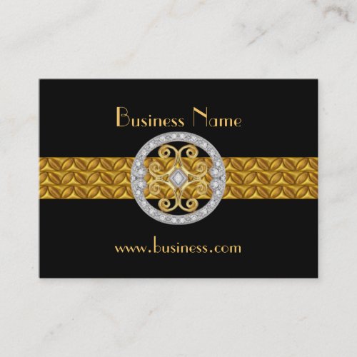 Profile Card Business Silver Gold Jewels (029002) Business Card