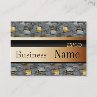 Profile Card Business Tree Black Gold 55
