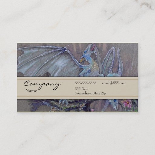 Customizable Profile Card - Dragons Business Card