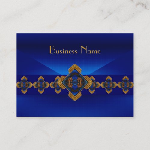 Profile Card Royal Blue Motif Delight Design Business Card Templates