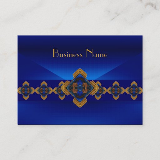 Customizable Profile Card Royal Blue Motif Delight Design Business Card Templates