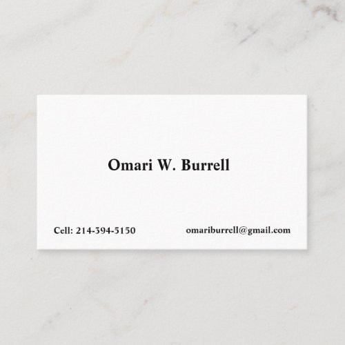Profile Card Template: Custom Business Card Template