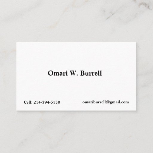Customizable Profile Card Template: Custom Business Card Template
