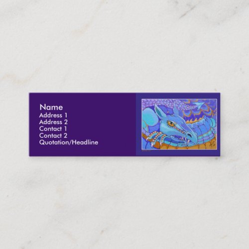 Profile Card Template - Dragon Business Card