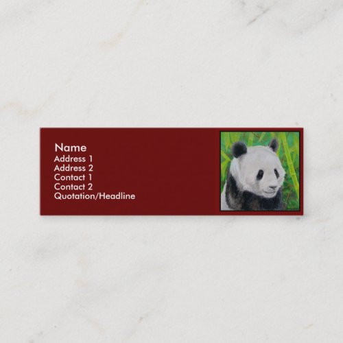 Profile Card Template _ Panda