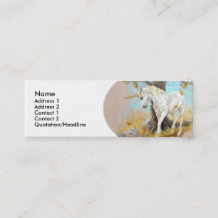 Profile Card Template - Unicorn