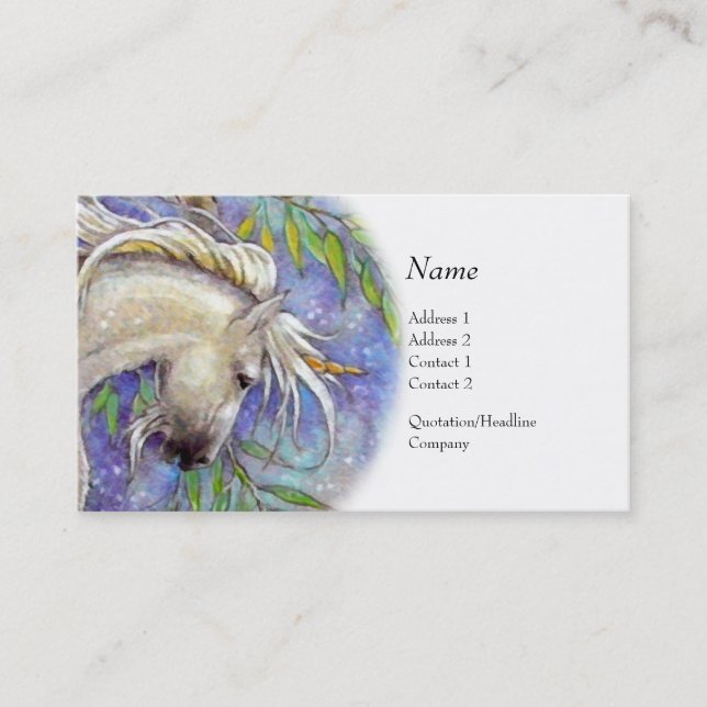 Profile Card - Unicorn (Front)