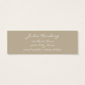 Profile card vanilla pud beige (Back)