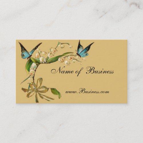 Profile Card Vintage Butterflies Business Cards
