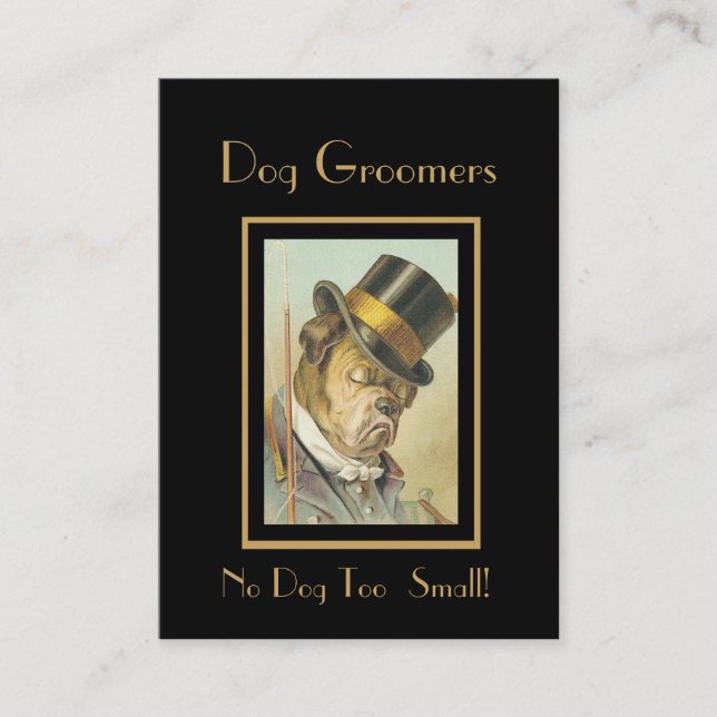 Profile Card Vintage Dog Groomers 2 (Front)