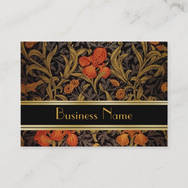 Profile Card Vintage Print William Morris 2 (Front)