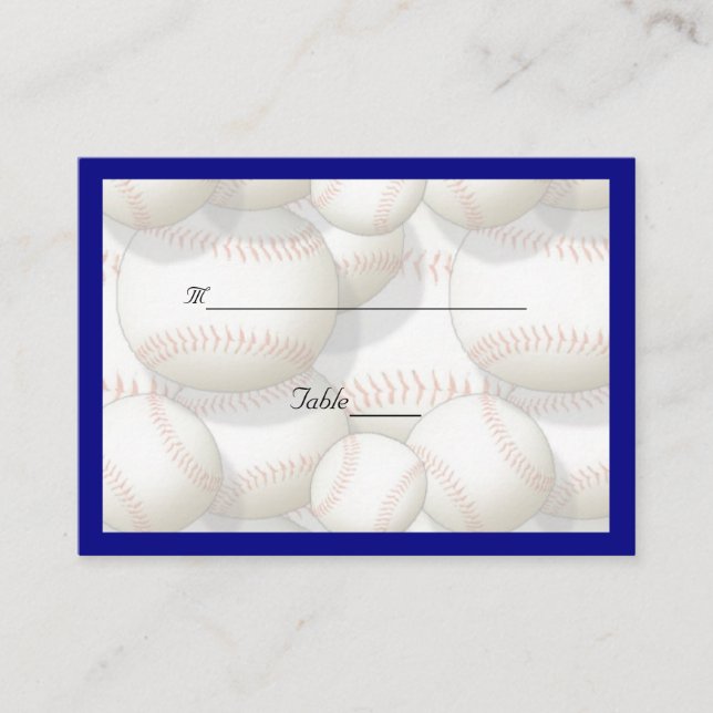 Profile Card Wedding Place card Template (Front)