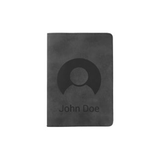 Profile Image Passport Holder - Dark Mode