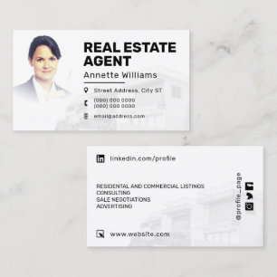 Profile image real estate business card