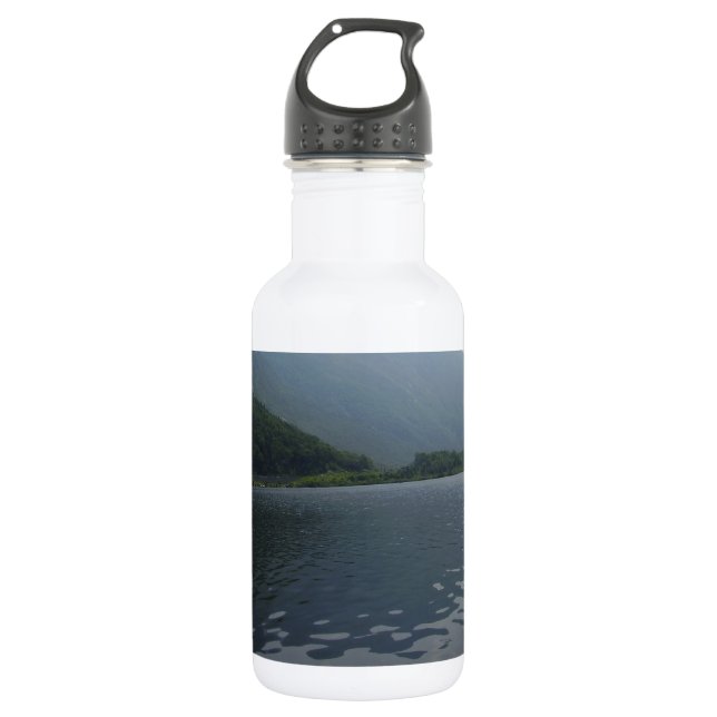 Profile Lake, Franconia Notch, New Hampshire Stainless Steel Water Bottle (Front)