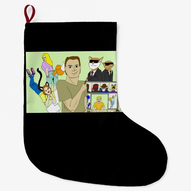 profile  large christmas stocking (Front)