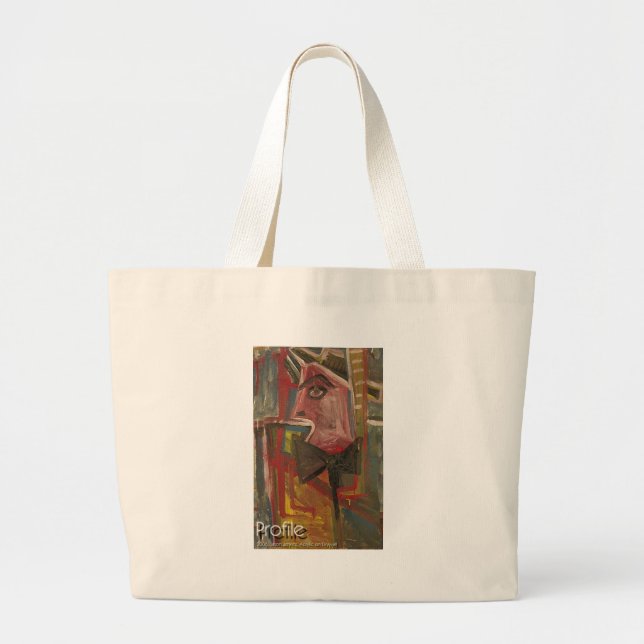 profile large tote bag (Front)