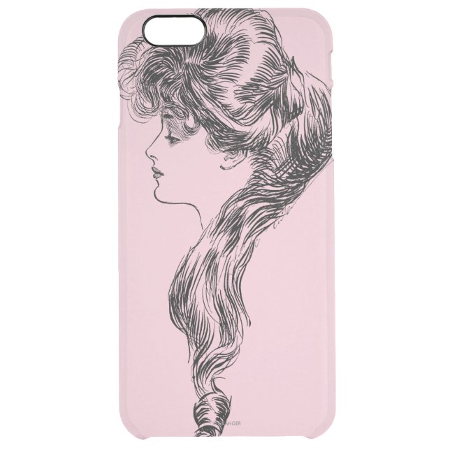 Profile Of A Gibson Girl, 1903 Uncommon iPhone Case (Back)