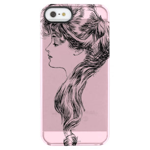 Profile Of A Gibson Girl, 1903 Clear iPhone SE/5/5s Case