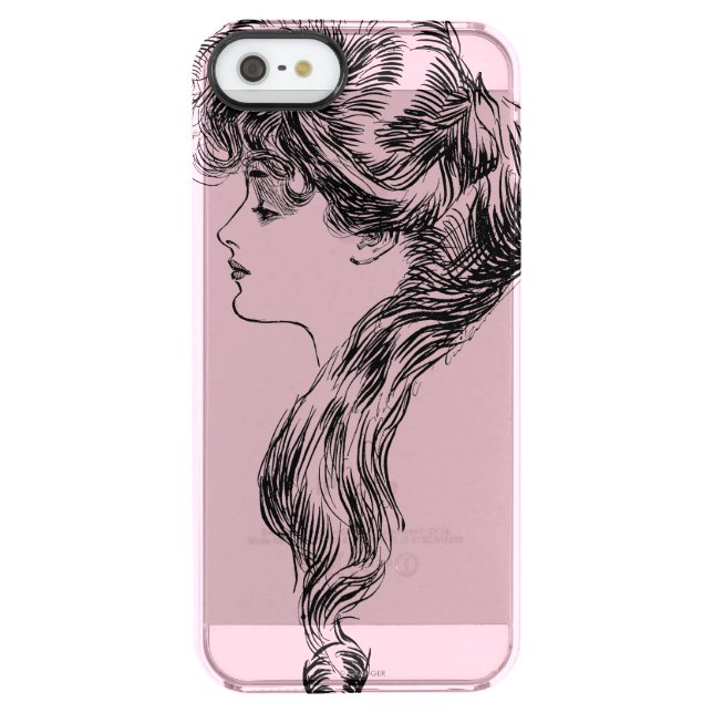 Profile Of A Gibson Girl, 1903 Uncommon iPhone Case (Back)