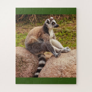 profile of a lemur of a Madagascar on Jigsaw Puzzle