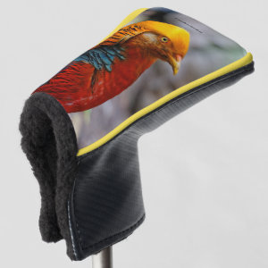 Profile of a Red Golden Pheasant Golf Head Cover