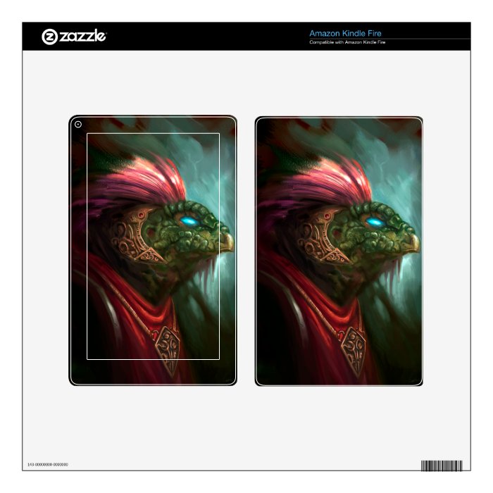 Profile of a Reptile Kindle Fire Decals