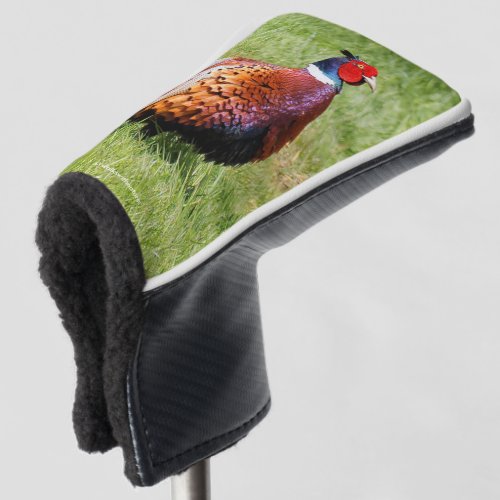 Profile of a Ring_Necked Pheasant Golf Head Cover