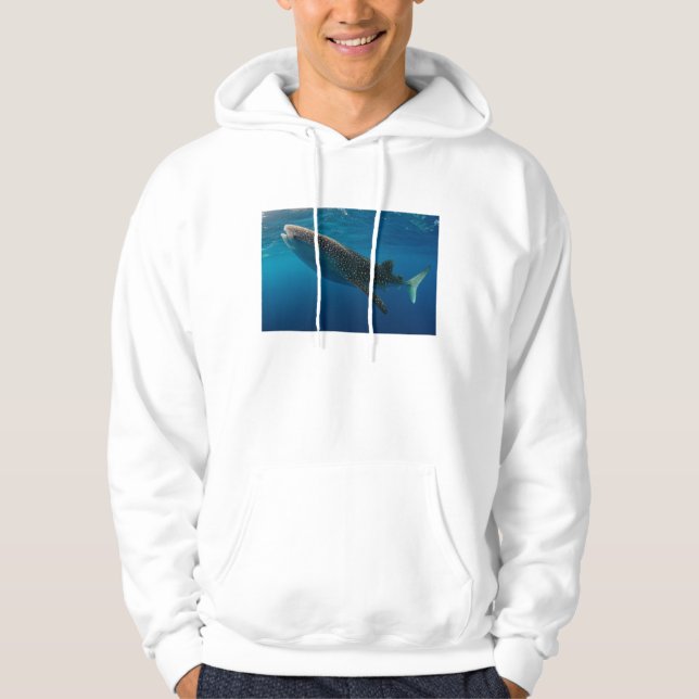 Profile of a whale shark, Indonesia Hoodie (Front)