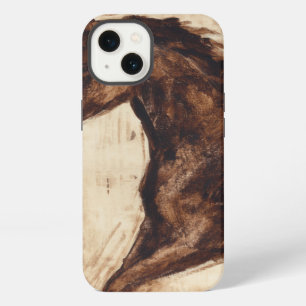 Profile of Brown Wild Horse iPhone 13 Case