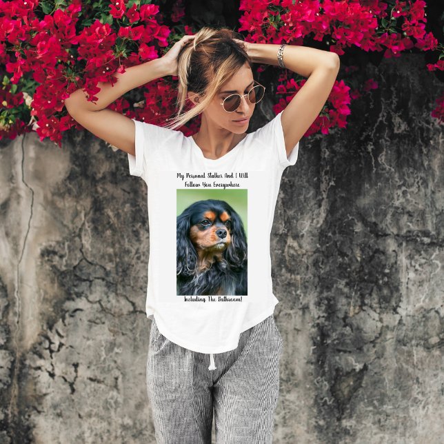 Profile Of Cavalier King Charles Personal Stalker T-Shirt (Creator Uploaded)