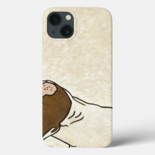 Profile of French Bulldog Looking Up iPhone 13 Case