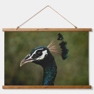Profile of Peacock  Hanging Tapestry