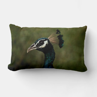 Profile of Peacock Lumbar Pillow