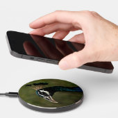 Profile of Peacock Wireless Charger (Hand)