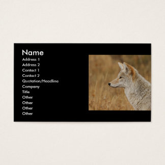 Coyote Business Cards & Templates | Zazzle