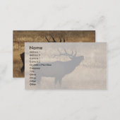 profile or business card, elk bugle business card (Front/Back)