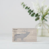 profile or business card, elk bugle business card (Standing Front)