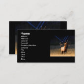 profile or business card, elk business card (Front/Back)