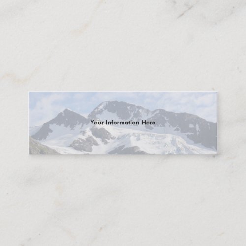 profile or business card, Landscape